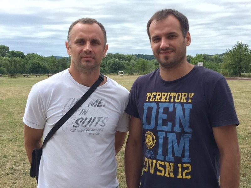 Pobjednički par Marijan Palinkaš i Alen Grošević