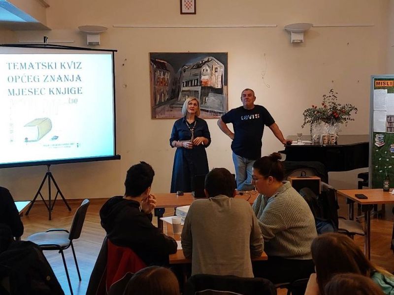 U organizaciji Gradske knjižnice i čitaonice Lipik kviz je održan u četvrtak, 17. studenog u ugodnom prostoru lipičkog Multikulturalnog centra / Compas.hr