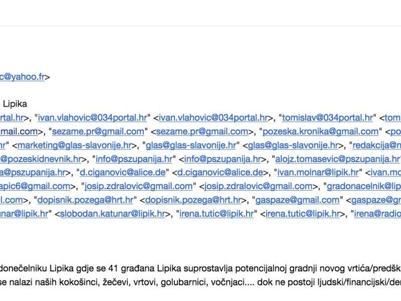 Svi mediji su dobili mail... no ne i Compas