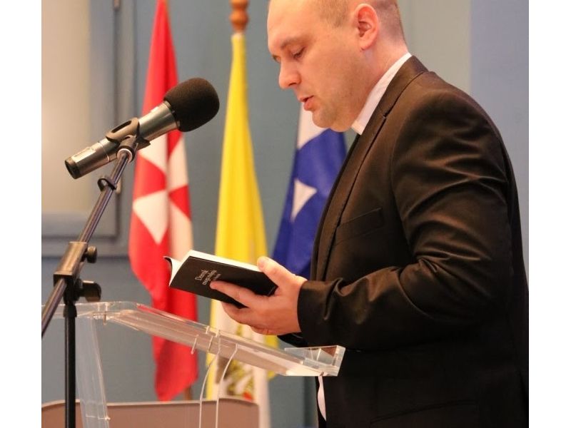 Foto: vlč. Stjepan Škvorc, župnik Župe sv. Katarine u Gaju i Župe Presvetog Srca Isusova u Antunovcu