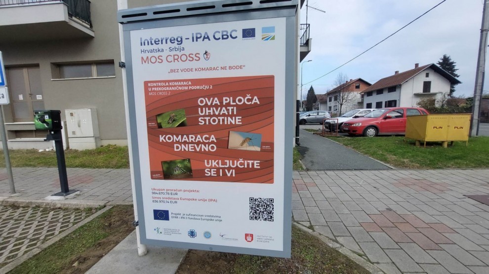 Udinska ulica u Lipiku u kojoj je pano postavljen / Compas.hr